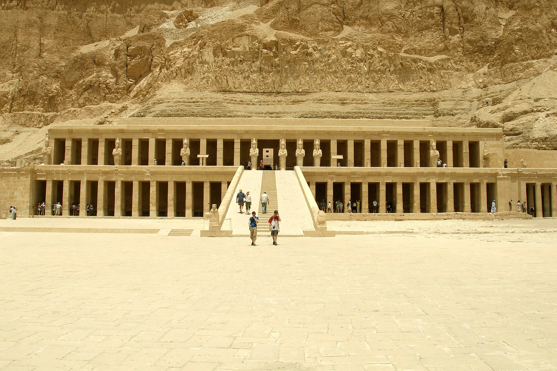 Le temple d'Hatchepsout à Deir el-Bahari